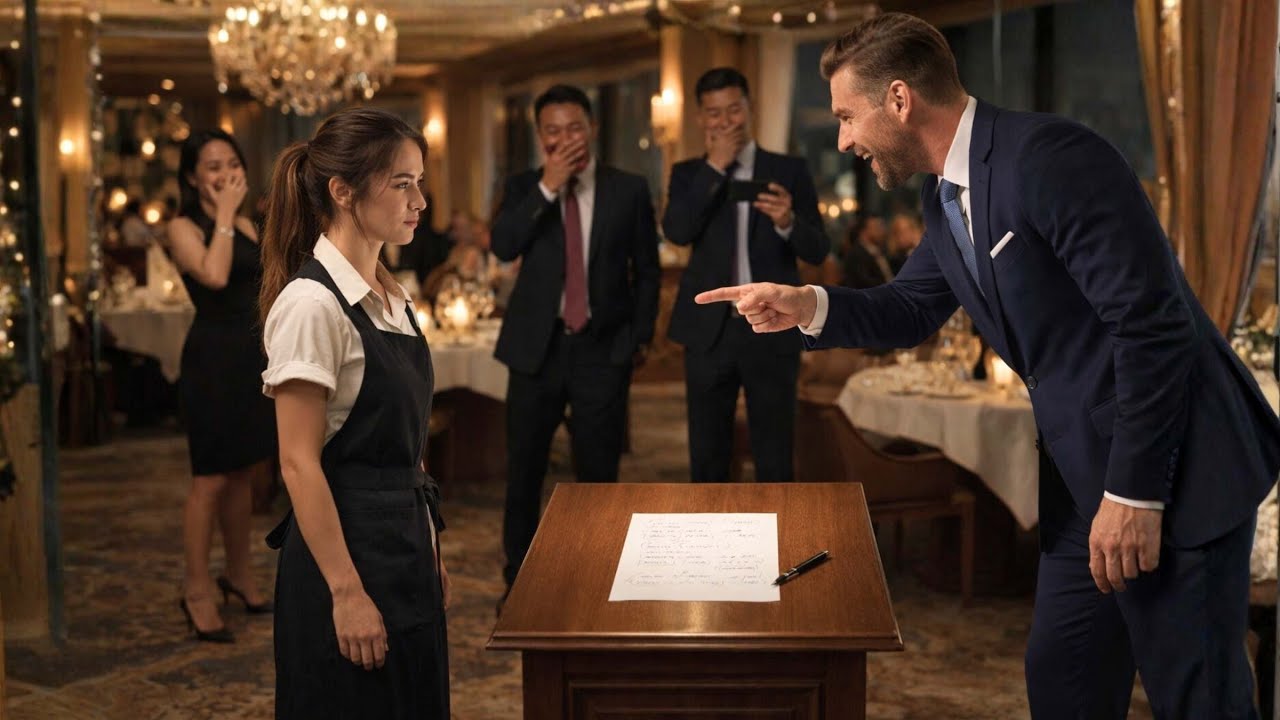 The Waitress Corrected Billionaire’s Math on a Napkin — The Next Day, He Gave Her a Partner Position