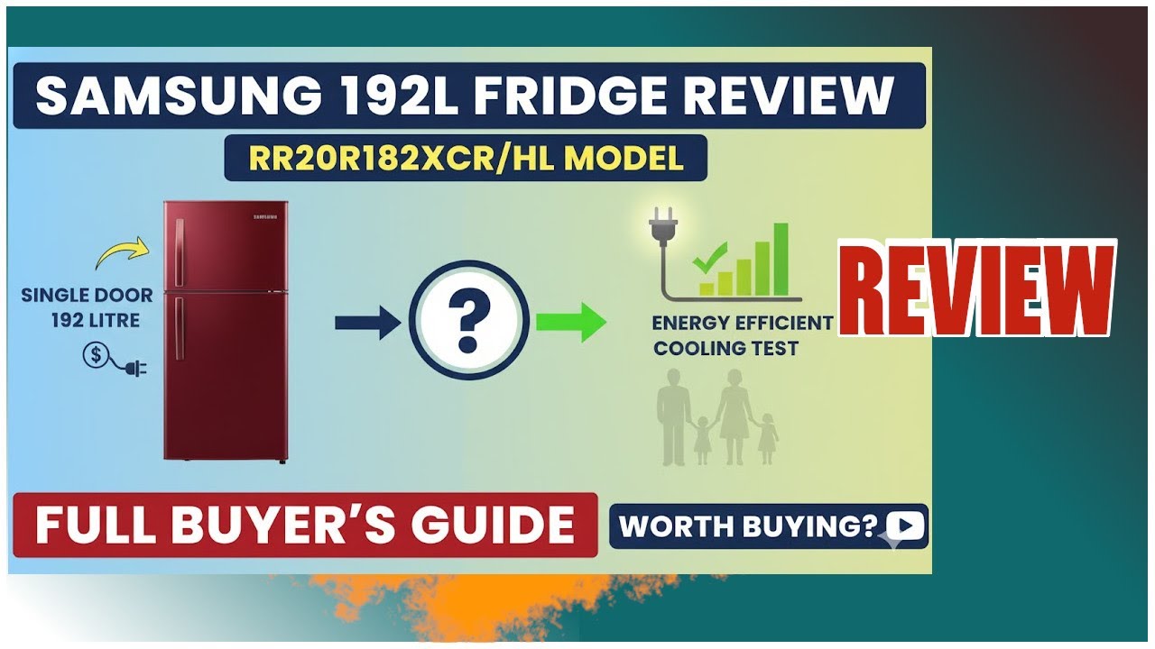 Обзор однодверного холодильника Samsung объемом 192 литра RR20R182XCR,HL
