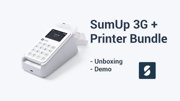 SumUp 3G + Printer Bundle - Unboxing and demo
