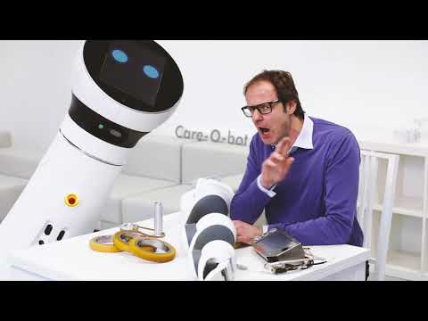 Vince Ebert für Fraunhofer IPA | Vince Ebert trifft auf Care-O-bot 4®
