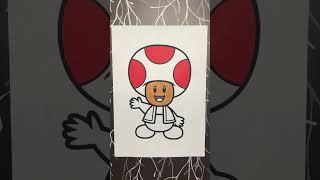 Toad super Mario coloring Wealth