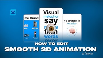 How to Edit Like AFTER EFFECTS in CAPCUT | Smooth 3D Animation | Capcut Tutorial