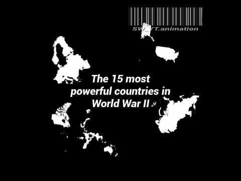The 15 Most Powerful Countries In The WW2 | #countryballs #edit