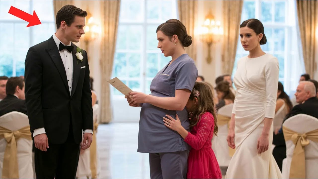 Hochzeit des Millionärs platzt, als schwangere Ex, die Tische putzt, plötzlich einen DNA-Test zeigt