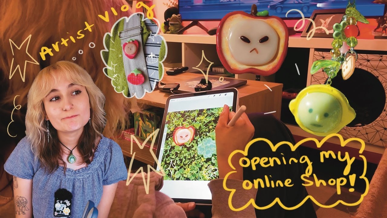 I opened an online shop for my art!  ☆ Starting From Nothing ep.3