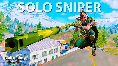 HDR Sniper Solo gameplay | COD mobile solo Sniper