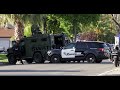 San Bernardino Swat Incident several hours suspect finally detained.