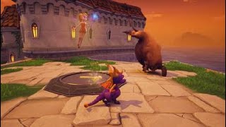 Spyro Reignited Trilogy Town Square Skill Point - All Bulls Stuck