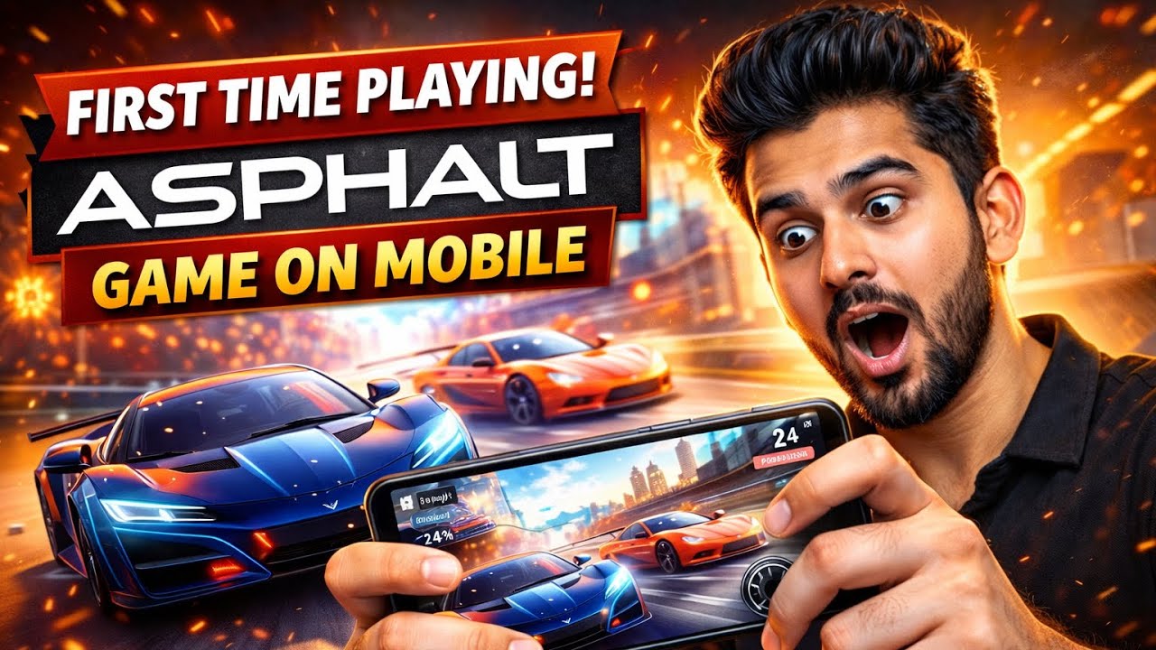 First Time Playing Asphalt on Mobile 😱 | - YouTube