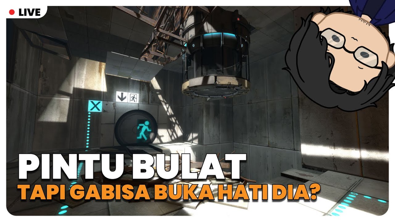PINTU BULAT TAPI GABISA BUKA HATI DIA? - PORTAL 2【OPIKARIEF GAME】