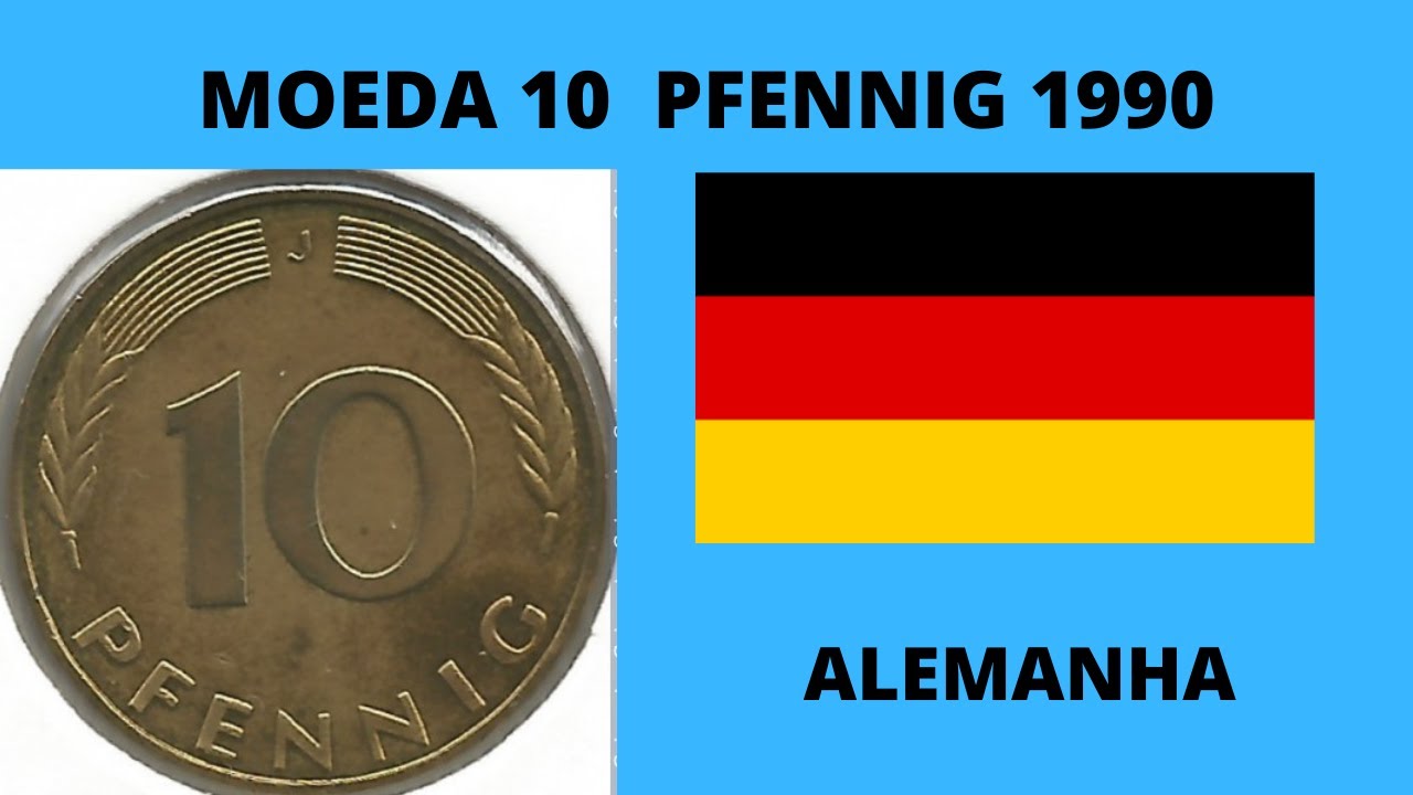 moeda-10-pfennig-1990-alemanha-world-coin-collection-youtube