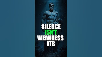 The Most Powerful People Say This And Here’s Why #stoicism #shortvideo #silence