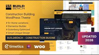 Buildbench Walkthrough: Construction Business WordPress Theme Tour