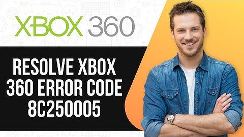 How To Resolve XBOX 360 Error Code 8C250005 | Easy Fix |