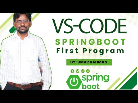 Java Spring Boot Hello World Tutorial with Visual Studio Code | First Project Setup