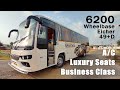 Rajdhani luxury tourist seater bus  wb 6200  2x2 49d  rex coaches rpcil eicher