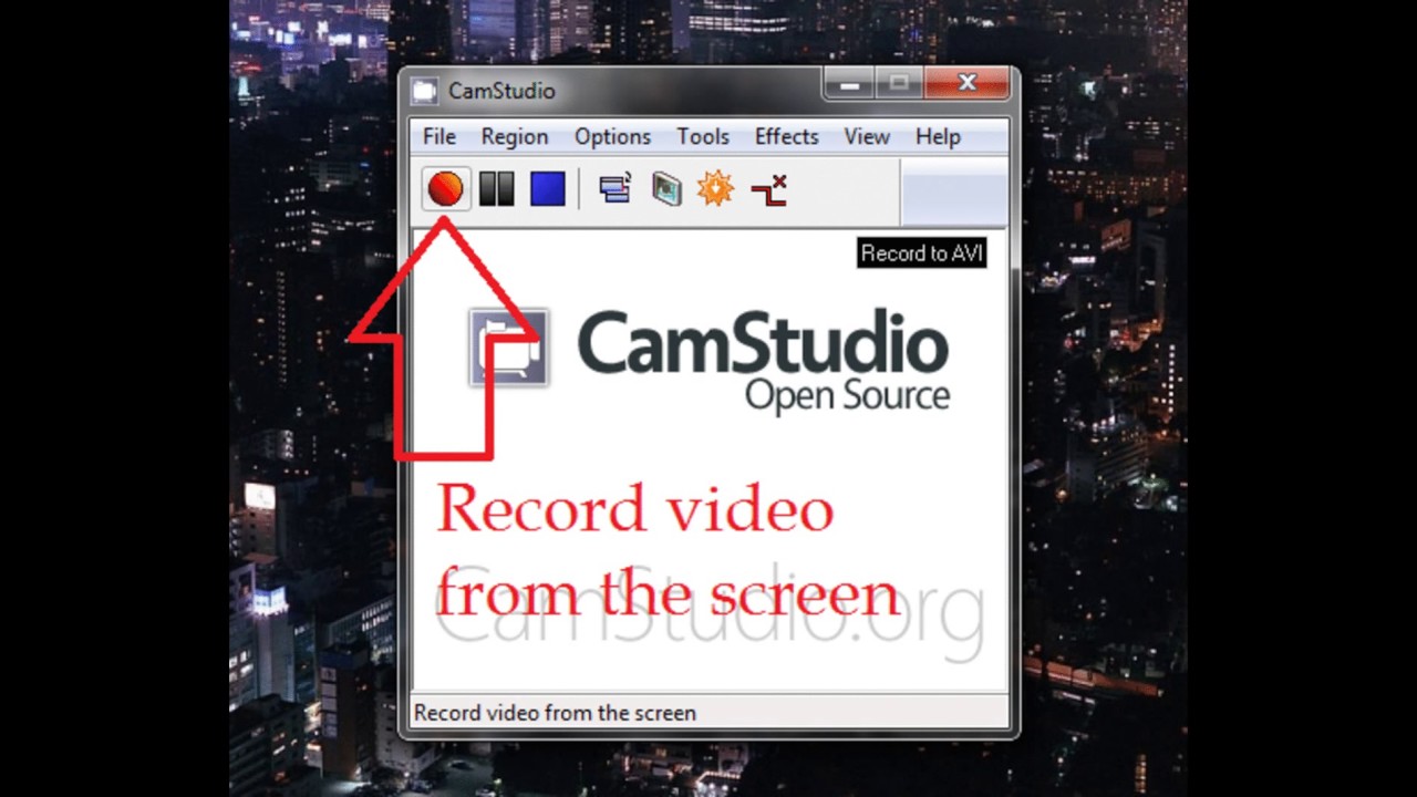 CamStudio for Screen Recording FreewareSoftware YouTube