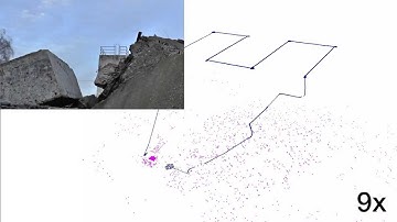 Autonomous Vision-based Flight over a Disaster Zone