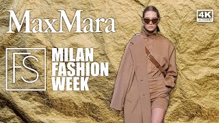 MAX MARA FW 2023/2024 | Milan Fashion Week 4K UHD | Full Fashion Show | Fashion & Style TV