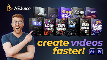 How to install and Use AEjuice Plugin: Free After Effects and Premiere Pro Plugin
