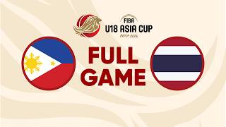 LIVE - Philippines v Thailand | FIBA U18 Asia Cup 2026 | Group Phase