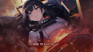 Nightcore - Hero (Lyrics)