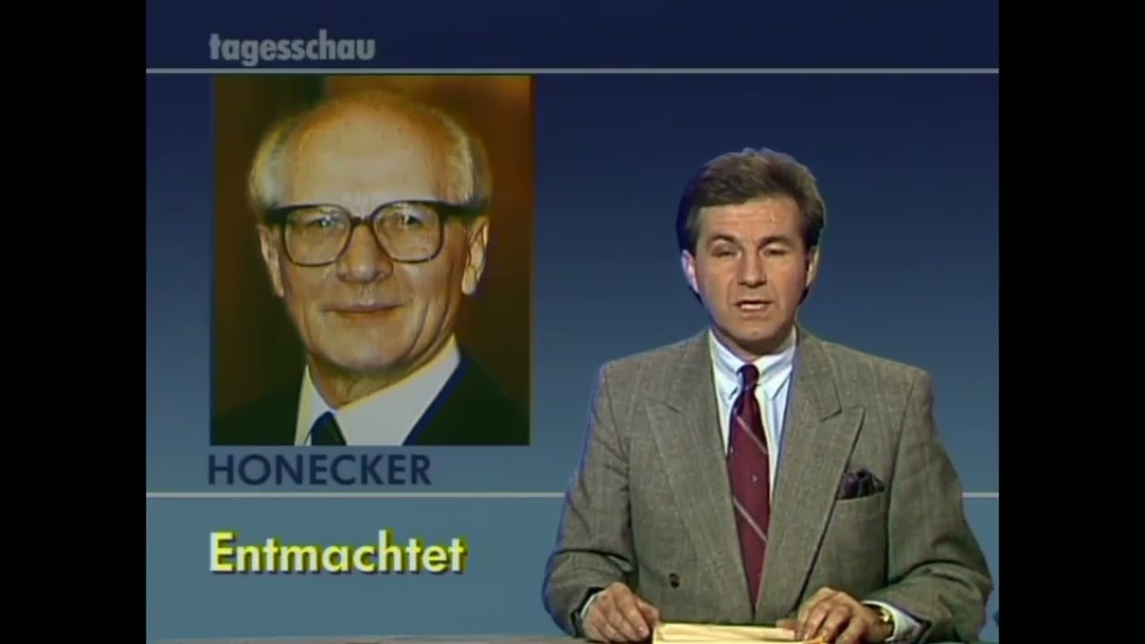 1989, 40 Jahre DDR und Ihr Ende, Tageschau,