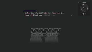 X4 day of training, 10 finger typing on the keyboard