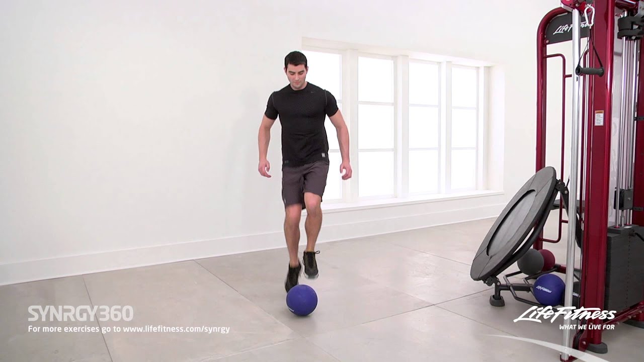 Fast Feet on Medicine Ball YouTube