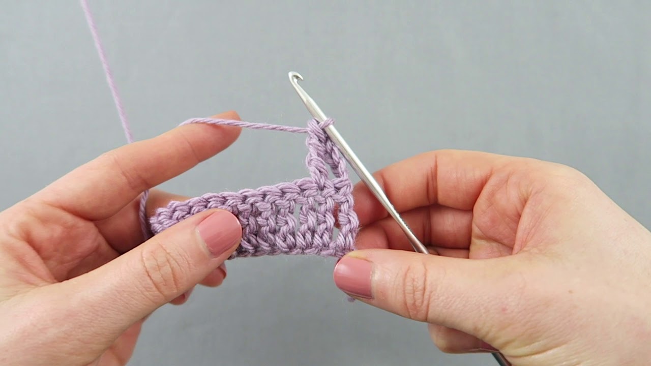 How to Treble Crochet (USA) - YouTube