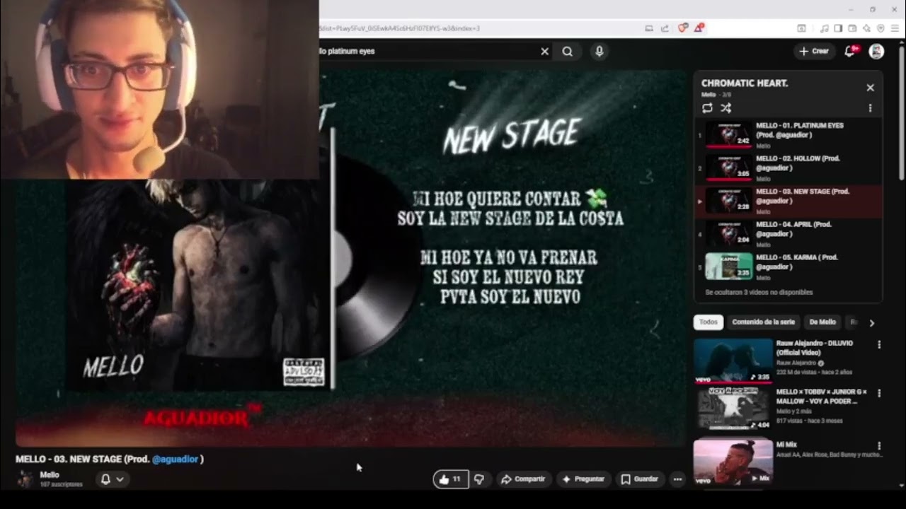 REACCION - A CHROMATIC HEART DISCO DE MELLO