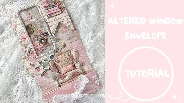 How to cover a window envelope | Window Envelope Reading Folio | Tutorial