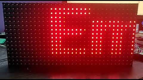 P10 LED Display Interfacing #stm32,#Atollic,#P10Display,#P10,#DMD,#Arduino,#Microcontroller