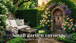 Small garden corners and sunlit paths in a quiet English cottage ☀️ slow living day screenshot 1