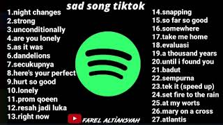 lagu tidur || lagu galau tiktok #galau #spotify #kumpulan #lagugalau #sadsong