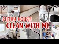 FILTHY HOUSE! CLEAN WITH ME! EXTREME CLEANING MOTIVATION! CLEANING VIDEOS