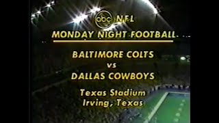 1978 Week 1 MNF - Colts vs. Cowboys