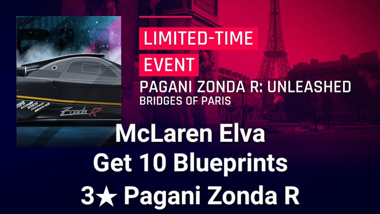 Asphalt 9: Pagani Zonda R - Unleashed - McLaren Elva - Get 10 ...
