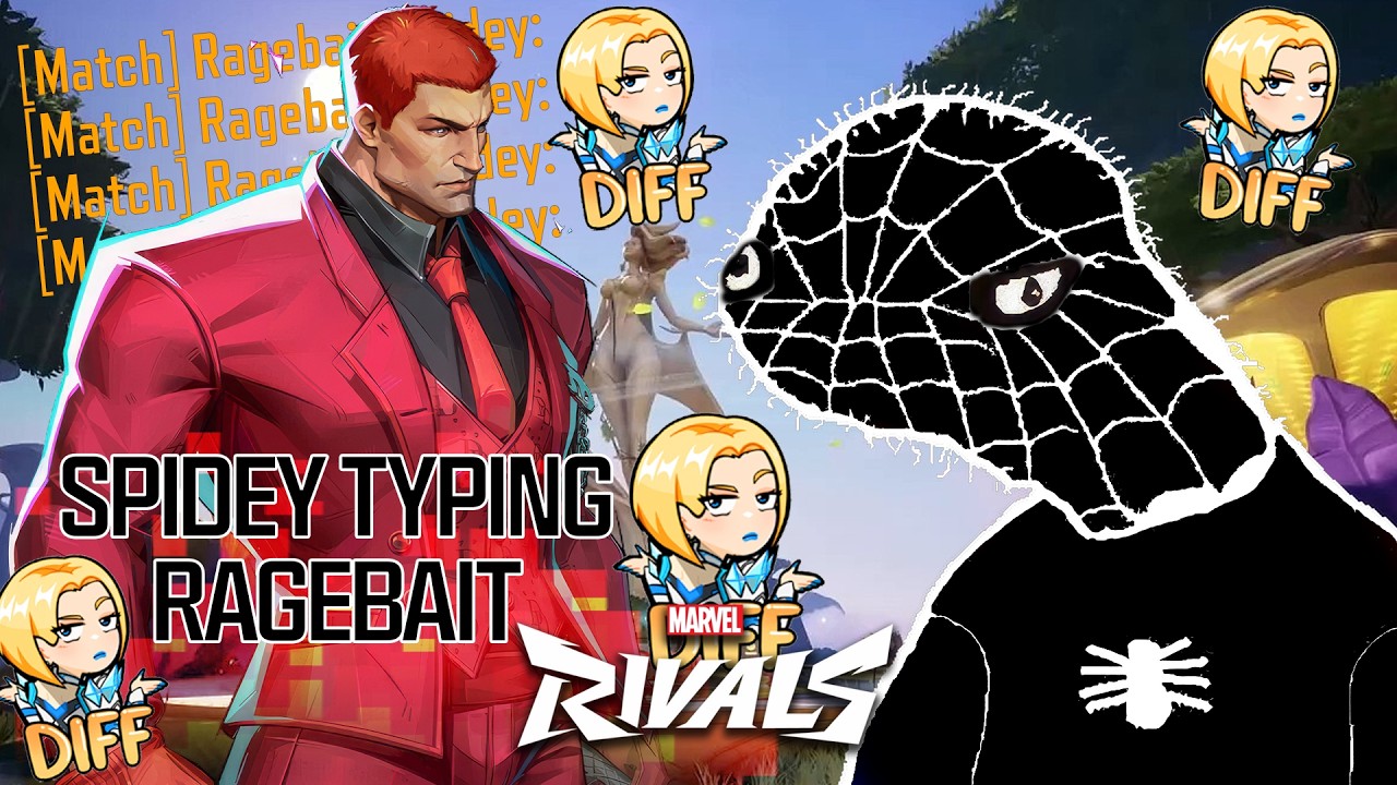 Ragebait Spider-Man Types DIFF Emoji After EVERY ELIMINATION.. (FUNNY REACTIONS)