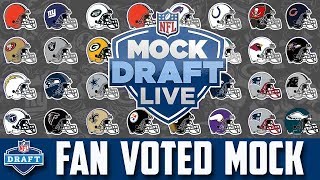 2018 FAN VOTED NFL Mock Draft ( Viewer 2018 NFL Mock Draft )