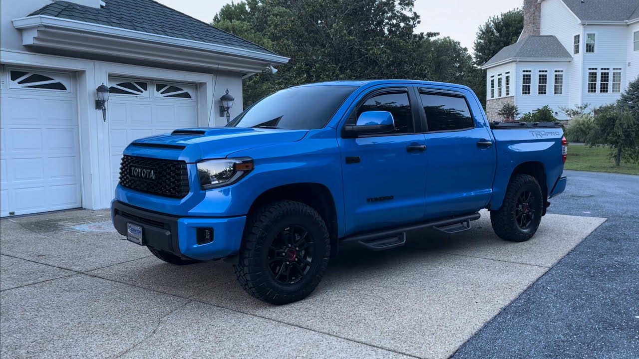 I PAID WAY TOO MUCH for my Voodoo Blue Toyota Tundra TRD Pro - YouTube