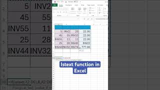 IsText function in Excel: Tutorial #excel #excelshorts