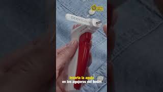 ¿Un botón suelto y sin tiempo?Soluciónalo en segundos con la nueva Buttoneer.