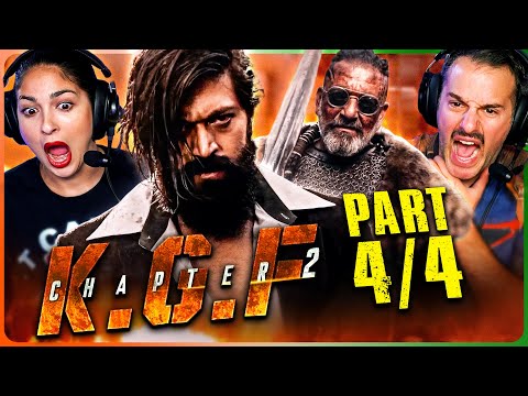 KGF: Chapter 2 Movie Reaction Part 4/4! | Yash | Sanjay Dutt | Raveena Tandon | Srinidhi Shetty