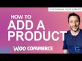 Add a product to your woocommerce store