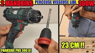 PARKSIDE perceuse visseuse Power 300w filaire Corded - Drill Netzschrauber LIDL YouTube