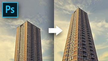 Simple Trick to Make Buildings Dramatically Taller! - Photoshop Tutorial