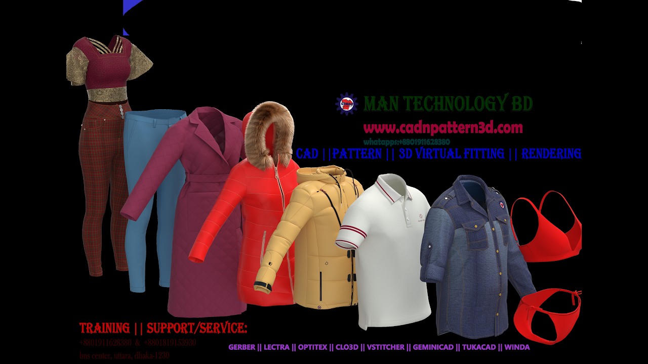 Pattern Design Ggt Garment pattern making, 3D fashion sampling and Apparel Tech Pack ...