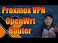 Musthave openwrt router setup for your proxmox