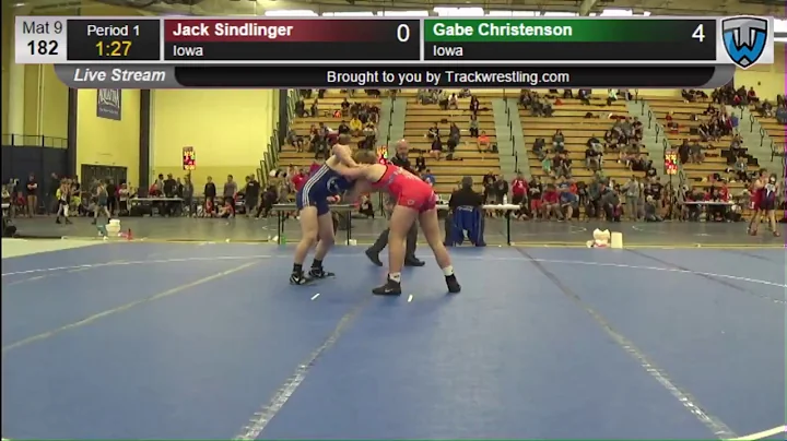 2351 Cadet Men 182 Jack Sindlinger Iowa vs Gabe Christenson Iowa 7863145104